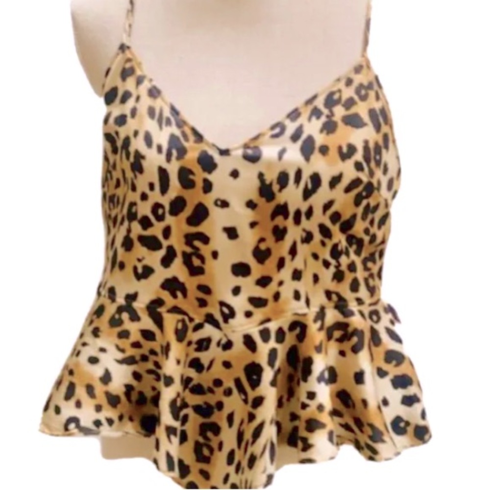 Preloved Ronny Kobo leopard print top🐆❤️
